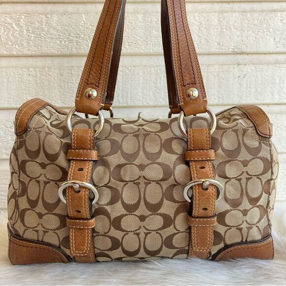 COACH Gallery Y2K Chelsea Signature Tan Brown 10986 - Picture 6 of 12